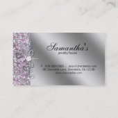 Sparkle Jewelry Visitekaartje Zebra Ice Pink (Achterkant)