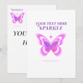 SPARKLE KAART (Voorkant / Achterkant)