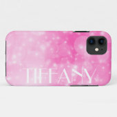 sparkle kerst heet roze verjaardagsfeestje Case-Mate iPhone case (Achterkant (horizontaal))