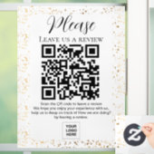 Sparkle laat ons een review QR-code Raamsticker (Huis)