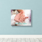 Sparkle Light Effect Overlay Glitter Fotocanvas Canvas Afdruk (Insitu (Houten vloer))
