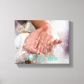 Sparkle Light Effect Overlay Glitter Fotocanvas Canvas Afdruk (Voorkant)