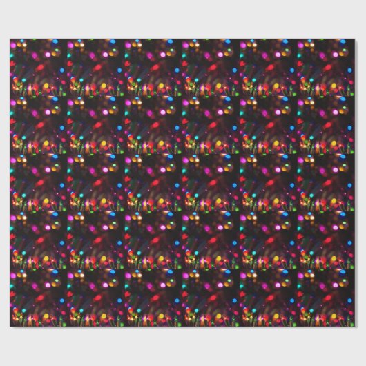 Sparkle Lights verpakkingspapier Cadeaupapier (Vlak)