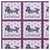 Sparkle-like a Dachshund Stof (Swatch)