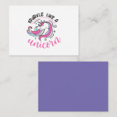 Sparkle like a unicorn Flat Note Kaart Notitiekaartje (Voorkant / Achterkant)