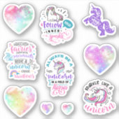 Sparkle like a unicorn sticker (Voorkant)