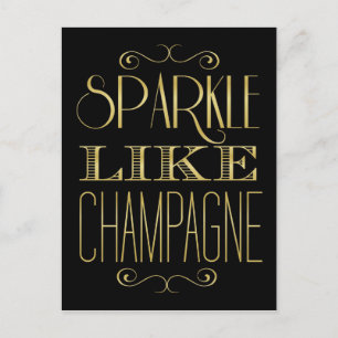 Sparkle like Champagne Briefkaart