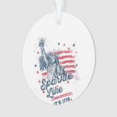 Sparkle Like It's 1776, Patriotic Design, Amerikaa Ornament (voorkant)