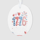 Sparkle Like It's 1776 - Vuurwerk van 4 juli Ornament (voorkant)