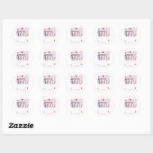Sparkle Like It's 1776 - Vuurwerk van 4 juli Ronde Sticker (Vel)