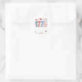 Sparkle Like It's 1776 - Vuurwerk van 4 juli Ronde Sticker (Tas)