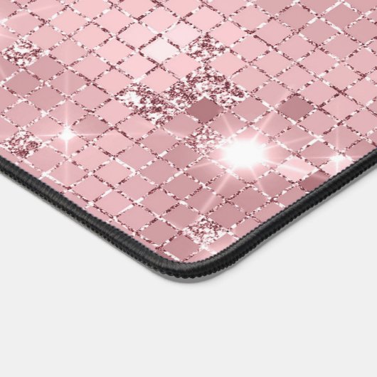 Sparkle Luxury Pink Bureaumat (Hoek)