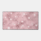 Sparkle Luxury Pink Bureaumat (Voorkant)