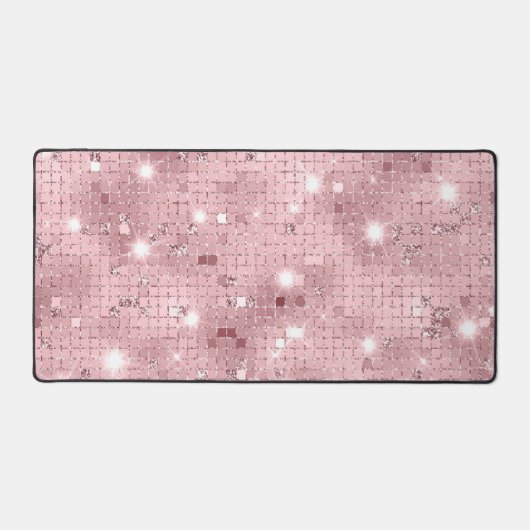 Sparkle Luxury Pink Bureaumat (Voorkant)