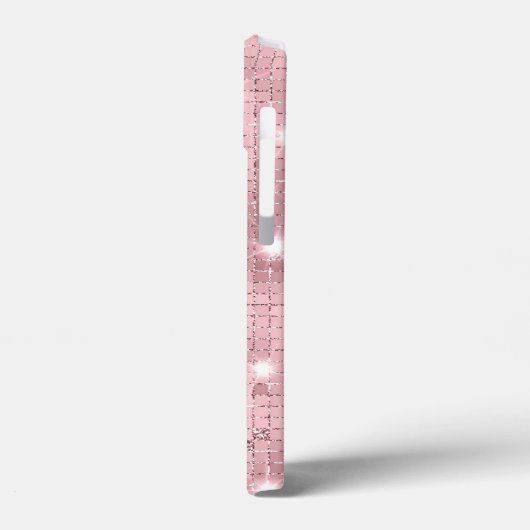 Sparkle Luxury Pink Case-Mate iPhone Case (Achterkant / Links)