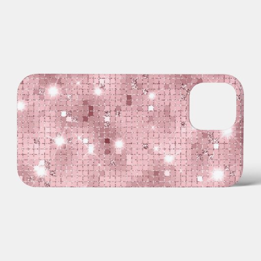 Sparkle Luxury Pink Case-Mate iPhone Case (Achterkant (horizontaal))