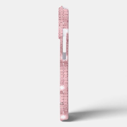 Sparkle Luxury Pink Case-Mate iPhone Case (Achterkant / Links)