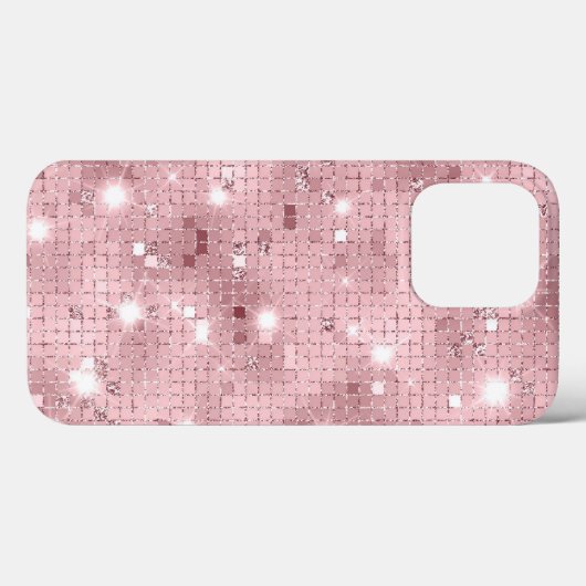 Sparkle Luxury Pink Case-Mate iPhone Case (Achterkant (horizontaal))