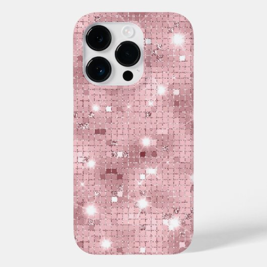 Sparkle Luxury Pink Case-Mate iPhone Case (Achterkant)