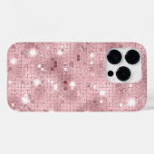 Sparkle Luxury Pink Case-Mate iPhone Case (Achterkant (horizontaal))