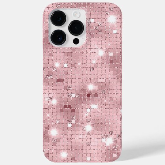 Sparkle Luxury Pink Case-Mate iPhone Case (Achterkant)