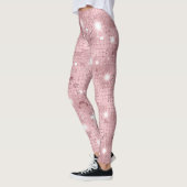 Sparkle Luxury Pink Leggings (Links)
