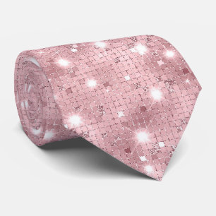 Sparkle Luxury Pink Stropdas