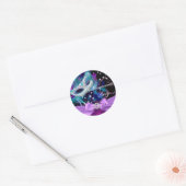 Sparkle Mask & Bow Masquerade Party Sticker (Envelop)