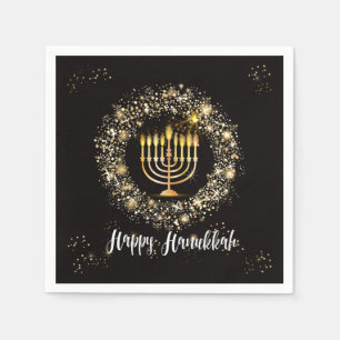 Sparkle Menorah Hanukkah Servet