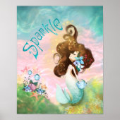 Sparkle Mermaid Poster (Voorkant)