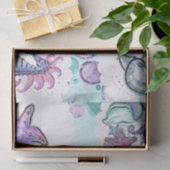 Sparkle Mermaid & Seahorse with Matting back Tissuepapier (Geschenk)