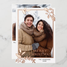 Sparkle Merry Kerstmis 2 PHOTO Greeting Roos Gold