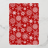 Sparkle Merry Kerstmis PHOTO Greeting Gold Folie Feestdagenkaart (Achterkant)