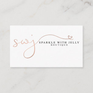 Sparkle met gelei-Visitekaartjes Visitekaartje