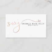 Sparkle met gelei-Visitekaartjes Visitekaartje (Voorkant)