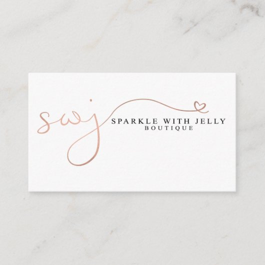 Sparkle met gelei-Visitekaartjes Visitekaartje (Voorkant)