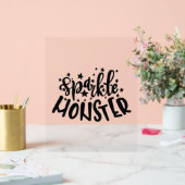 Sparkle Monster Halloween Acryl Bord (Huwelijk)