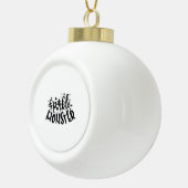 Sparkle Monster Halloween Keramische Bal Ornament (Rechts)