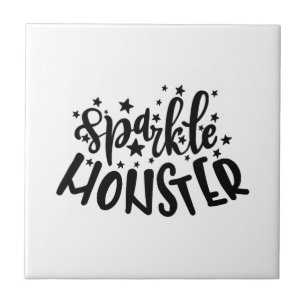 Sparkle Monster Halloween Tegeltje