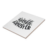 Sparkle Monster Halloween Tegeltje (Zijkant)