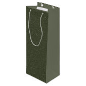 Sparkle Moss Wine Gift Bag – Wijn Cadeautas (Achterkant Gekanteld)