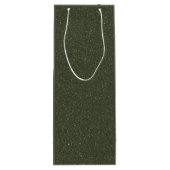 Sparkle Moss Wine Gift Bag – Wijn Cadeautas (Achterkant)