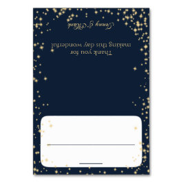 Sparkle Navy Blue Zitplaatsen Kaart