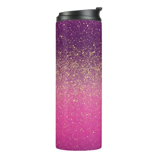 Sparkle Ombre Patroon  Thermosbeker (Gedraaid links)