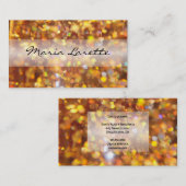 SPARKLE Party Planner Artist Designer Card Visitekaartje (Voorkant / Achterkant)
