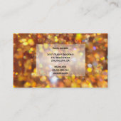 SPARKLE Party Planner Artist Designer Card Visitekaartje (Achterkant)