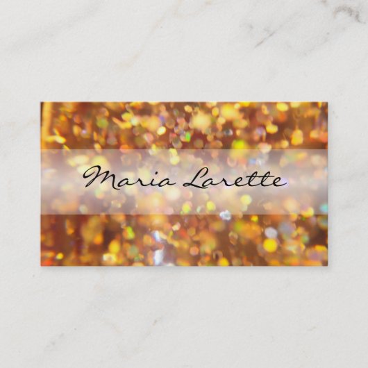 SPARKLE Party Planner Artist Designer Card Visitekaartje (Voorkant)