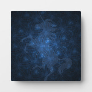 Sparkle patroon met eenhoorn fotoplaat