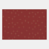 Sparkle Pattern Black Pine Grren Inpakpapier Vel (Voorkant)