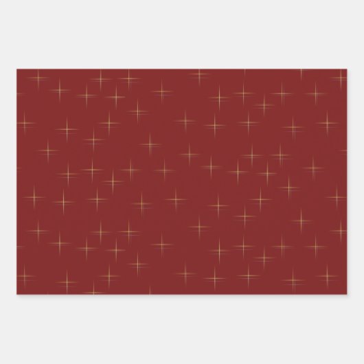 Sparkle Pattern Black Pine Grren Inpakpapier Vel (Voorkant)